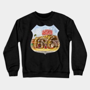 Route 66 - Cool Springs gas station in Arizona- WelshDesigns Crewneck Sweatshirt